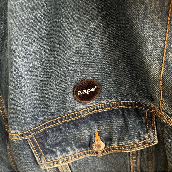 Aape by a Bathing Ape Jean Jacket - Picture 6 of 7